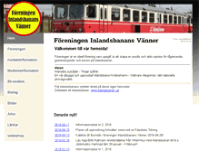 Tablet Screenshot of inlandsbanansvanner.se